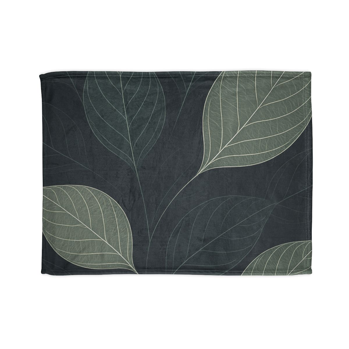 Leaf Vein Circuit Filigree designer printed blankets