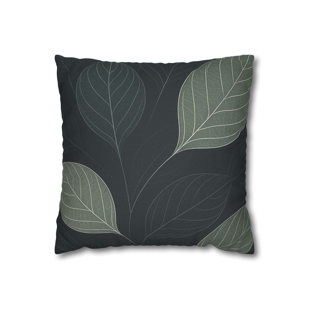 Leaf Vein Circuit Filigree soft cotton pillow cases