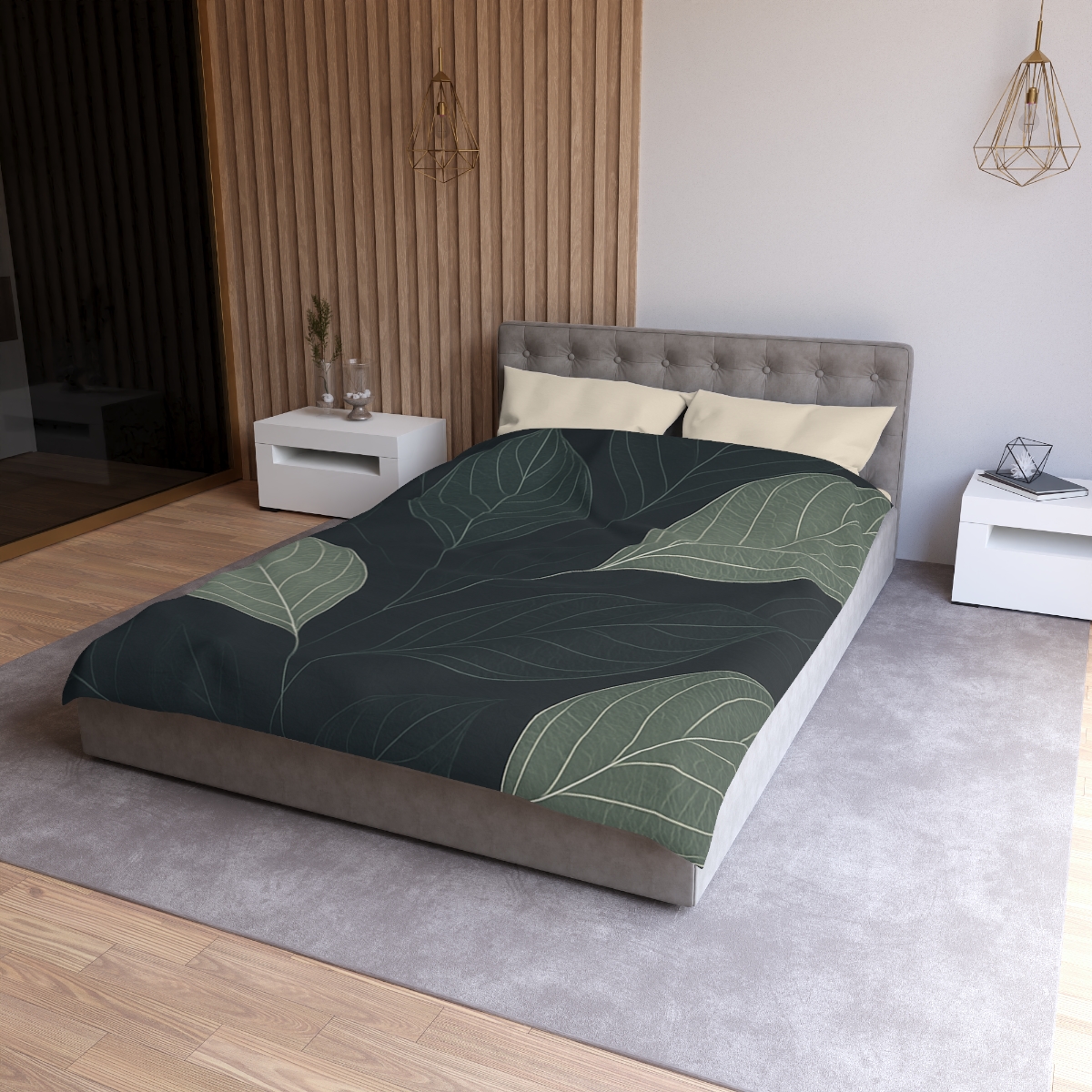 Leaf Vein Circuit Filigree warm winter duvets