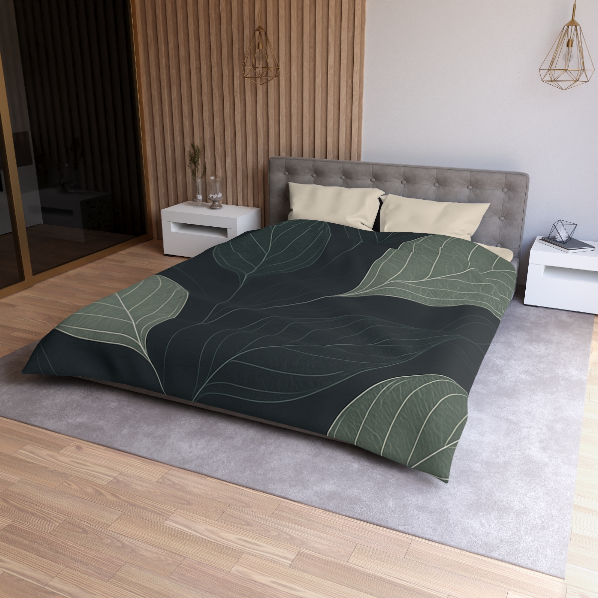 Leaf Vein Circuit Filigree warm winter duvets