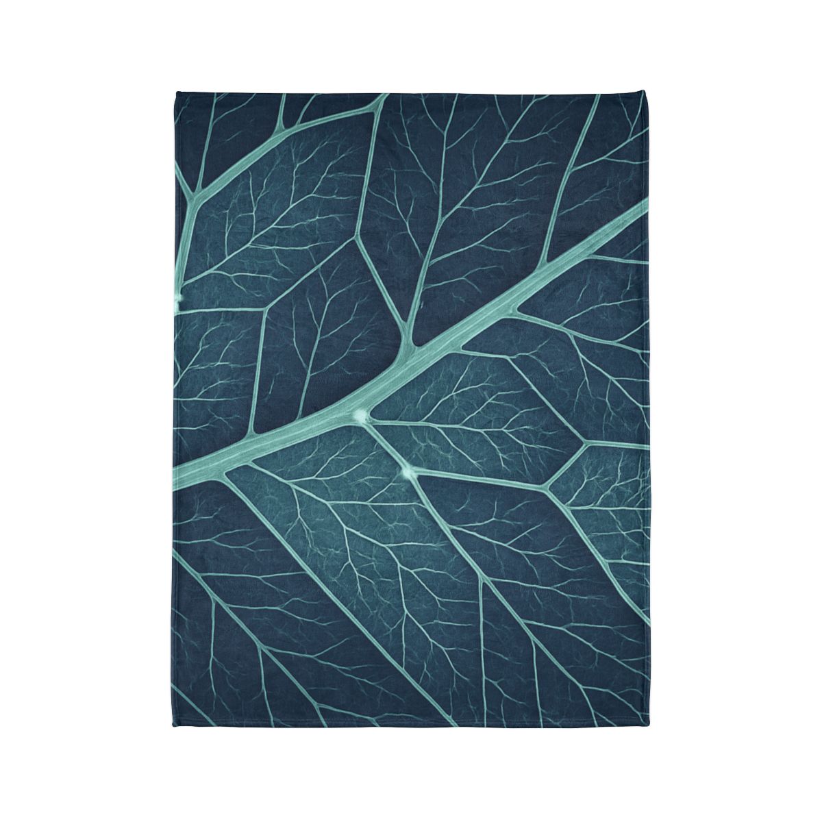 Leaf Vein Circuit Map personalized cozy blankets
