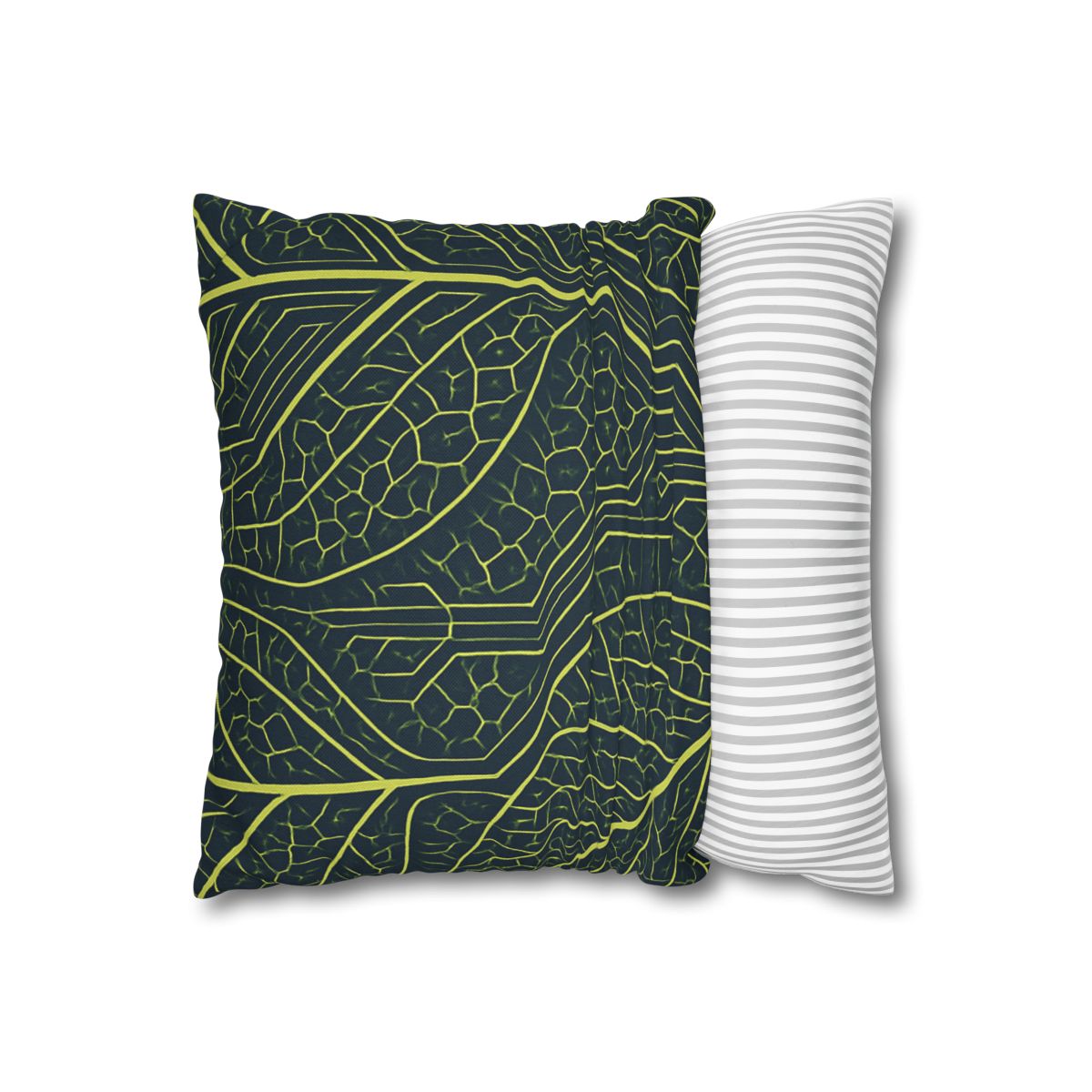 Leaf Vein Circuit Mosaic soft cotton pillow cases