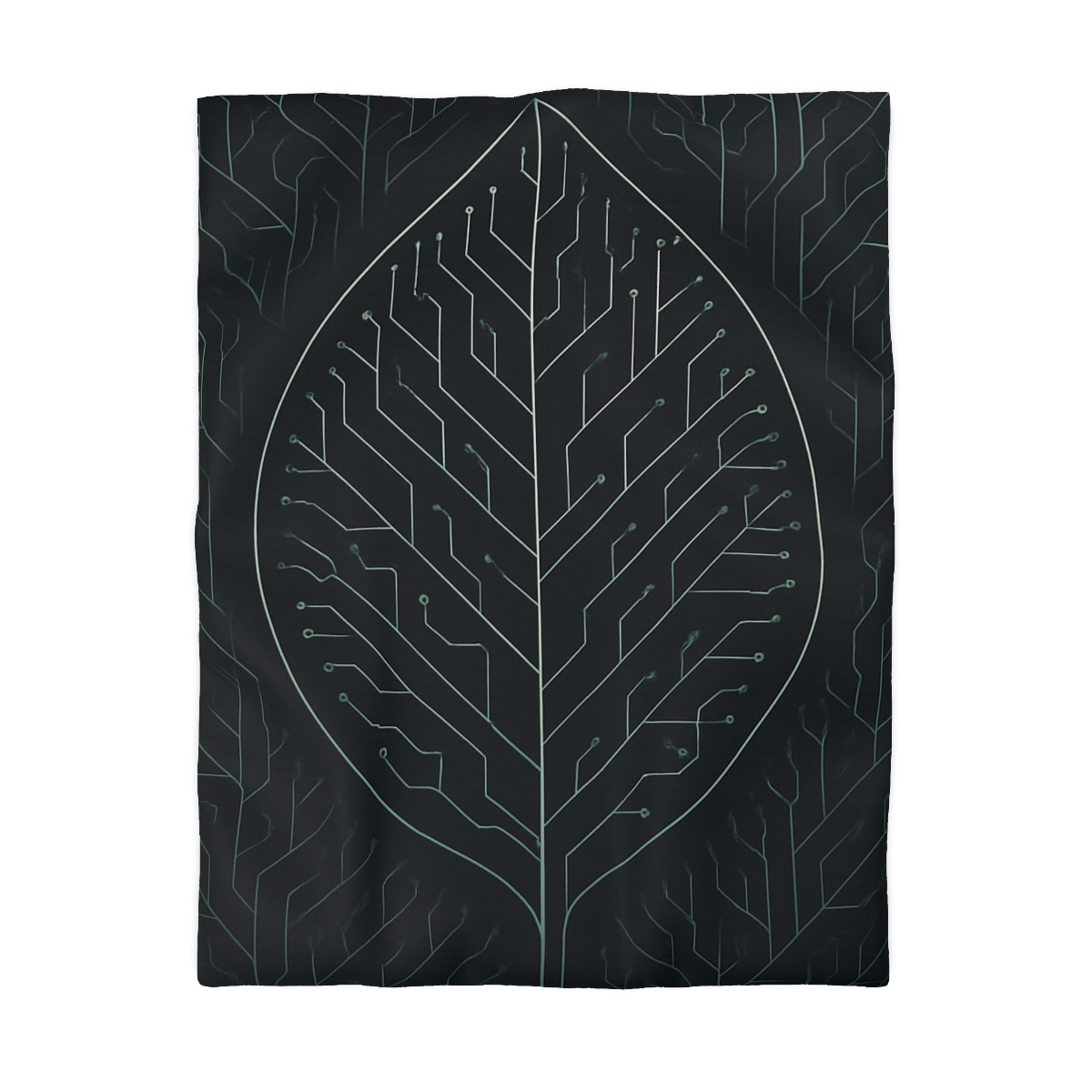 Leaf Vein Circuitry trendy bedroom duvets