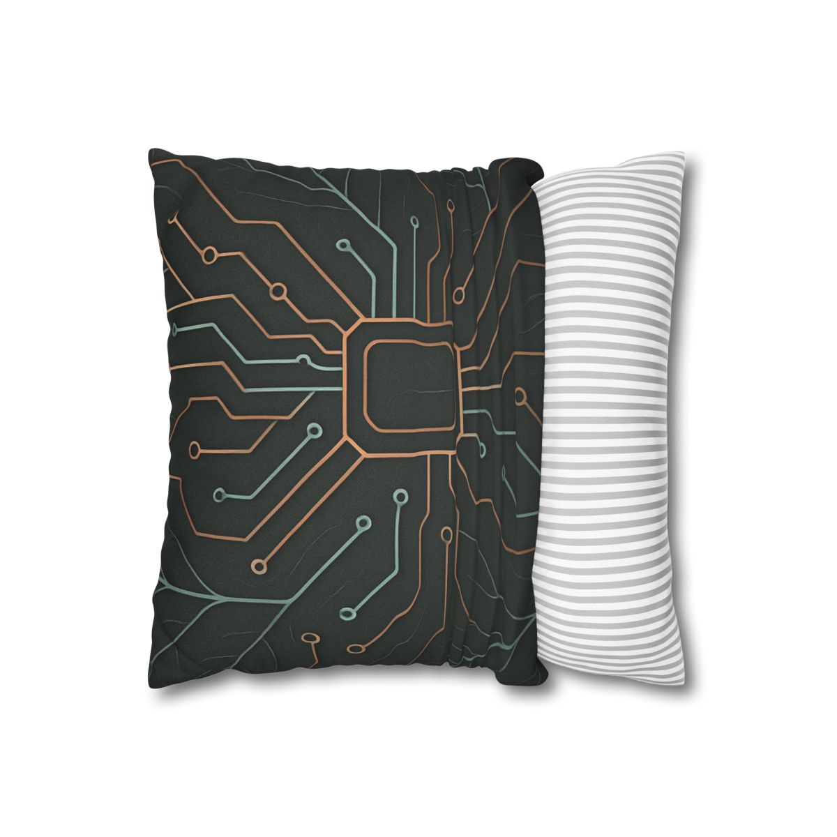 Leaf Vein Circuitry custom pillow cases