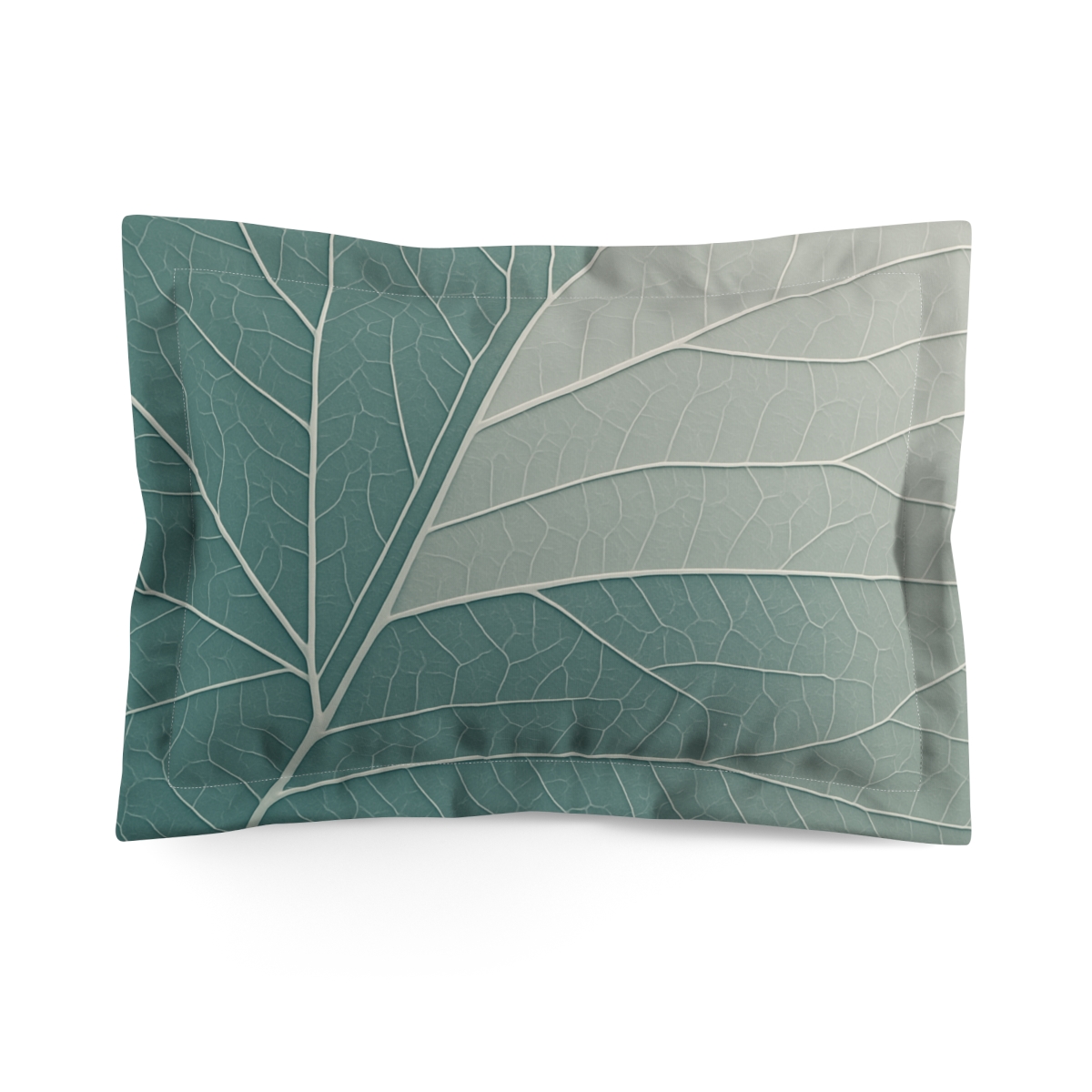 Leaf Vein Circuitry Map designer printed pillows