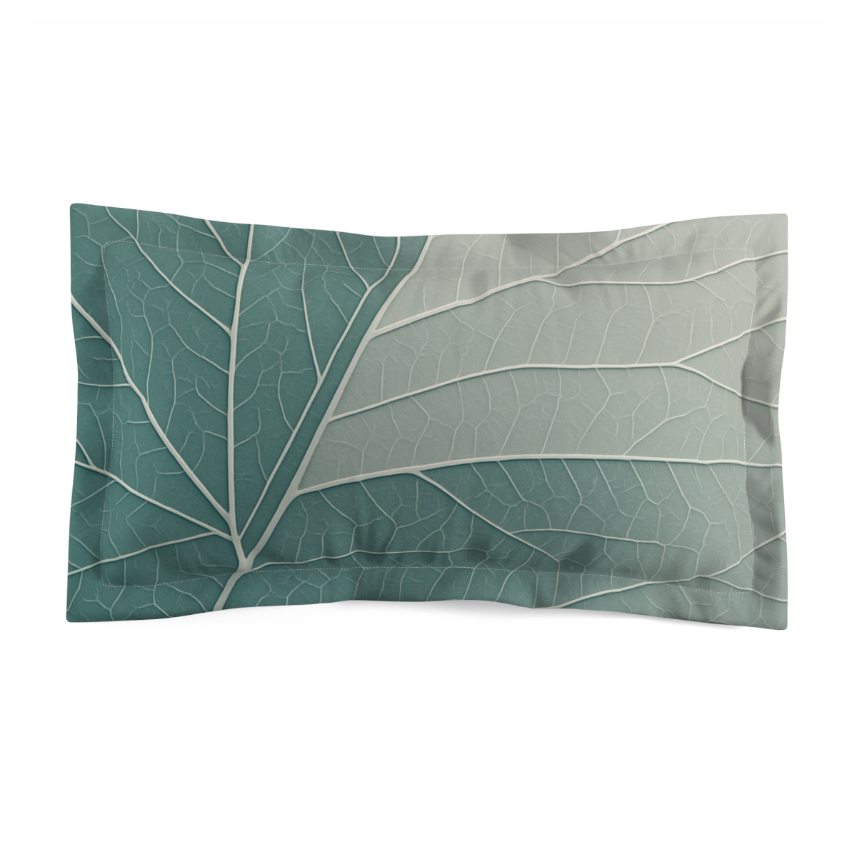 Leaf Vein Circuitry Map designer printed pillows
