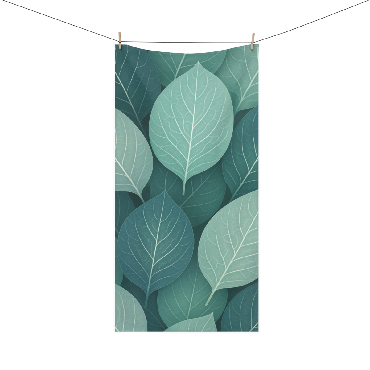 Leaf Vein Circuitry custom towels