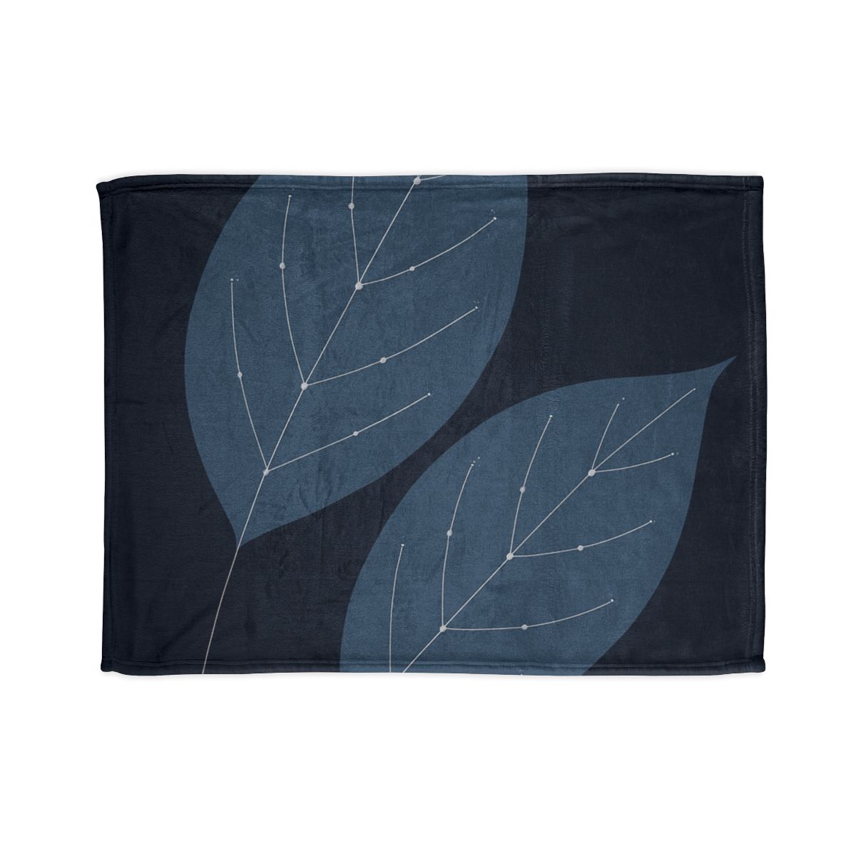 Leaf Vein Constellation Map personalized cozy blankets