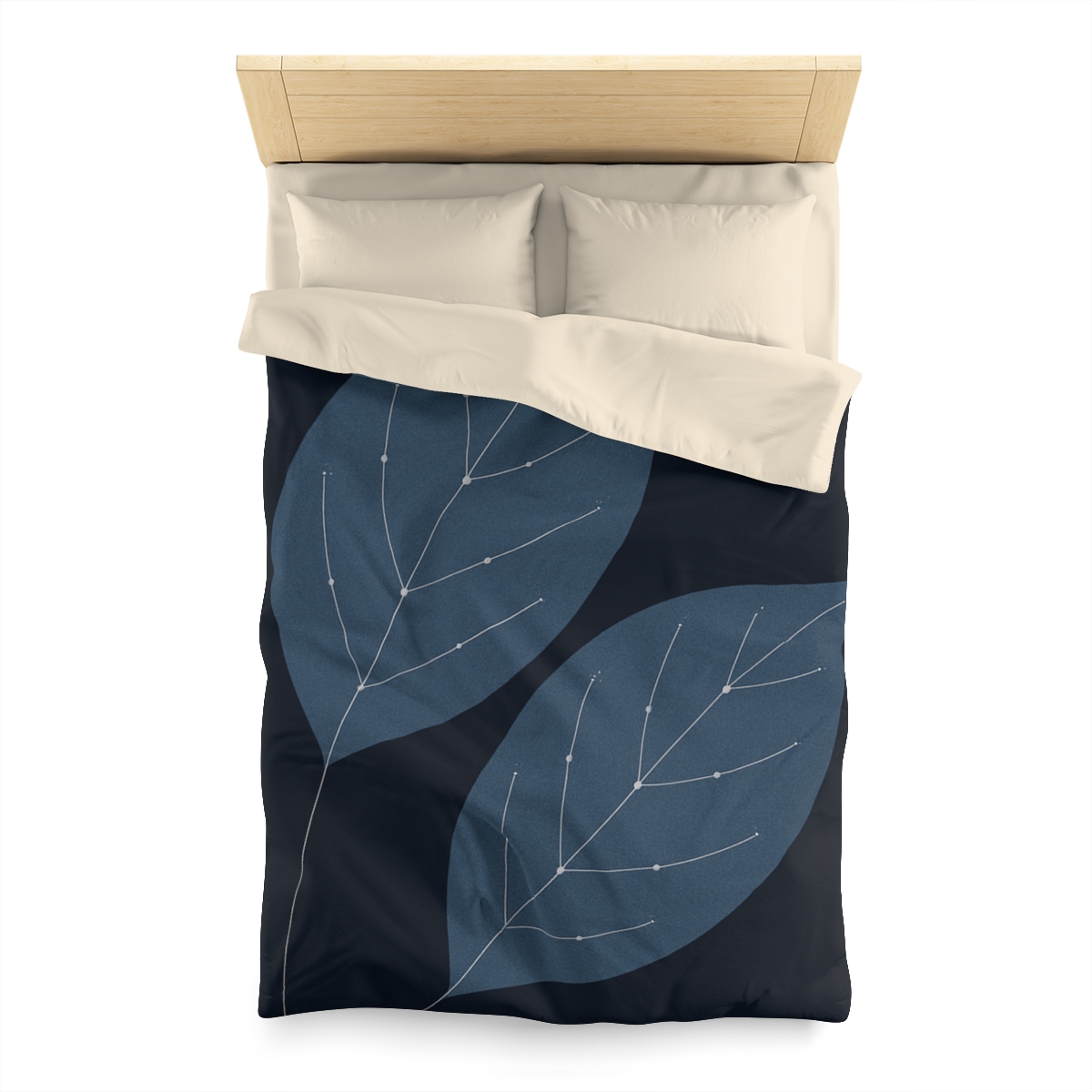 Leaf Vein Constellation Map warm winter duvets