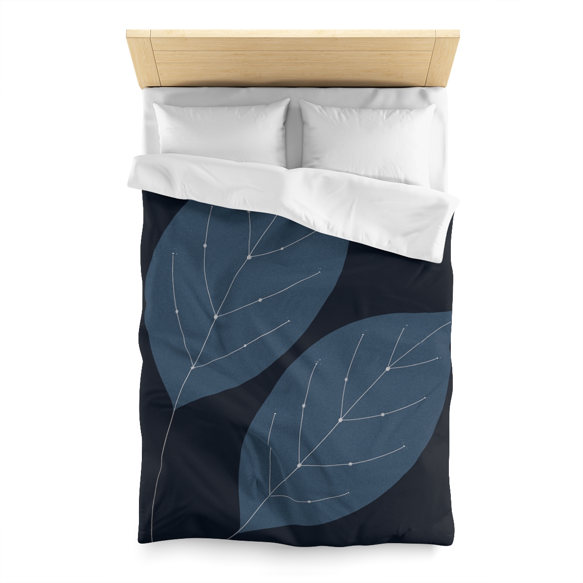 Leaf Vein Constellation Map warm winter duvets