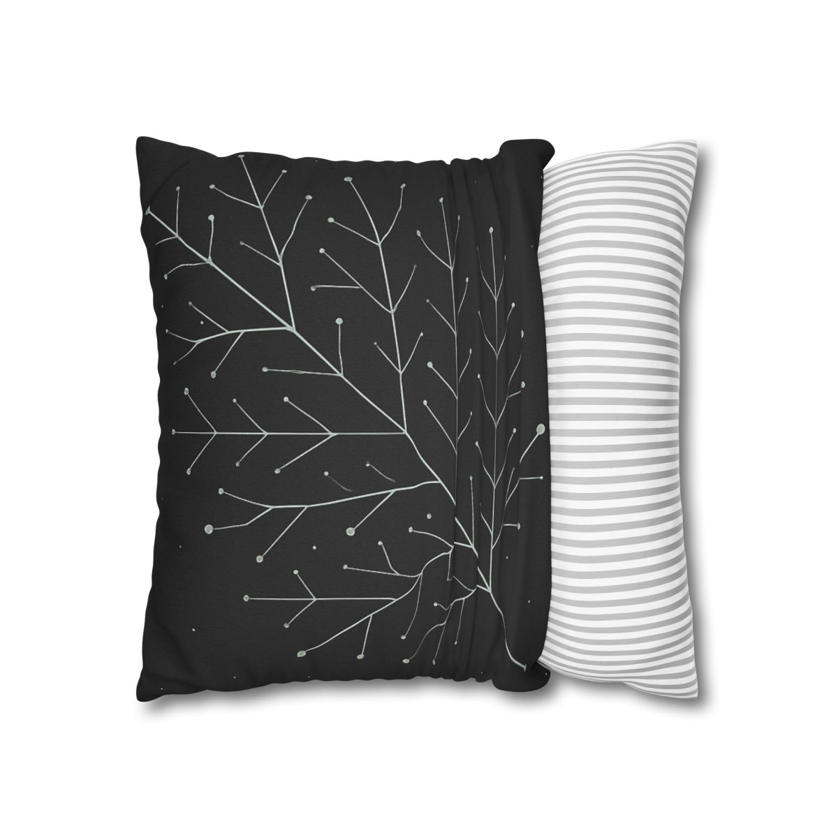 Leaf Vein Constellation Map custom pillow cases