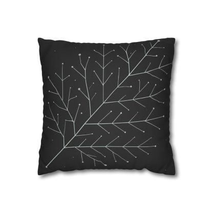 Leaf Vein Constellation Map custom pillow cases