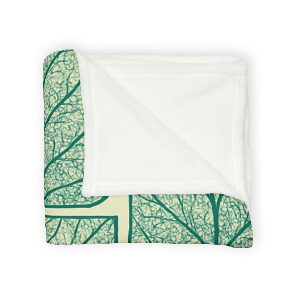 Leaf Vein Lace Grid warm winter blankets