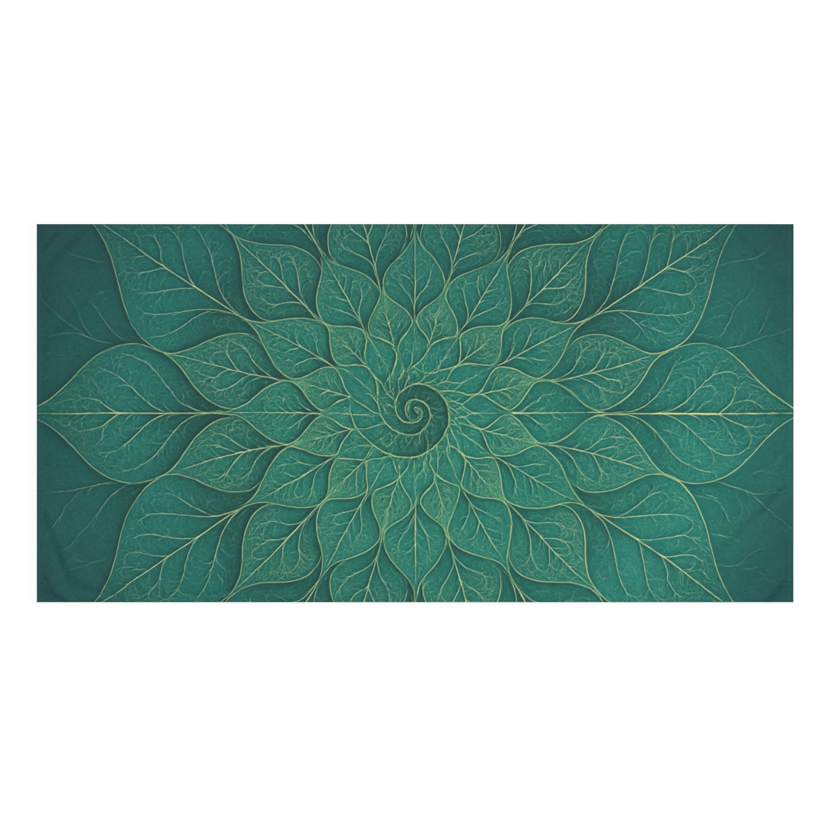 Leaf Vein Lace Spiral trendy hand towels