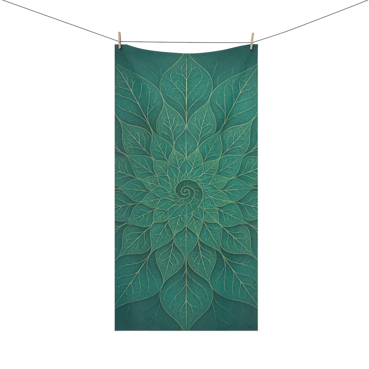 Leaf Vein Lace Spiral trendy hand towels