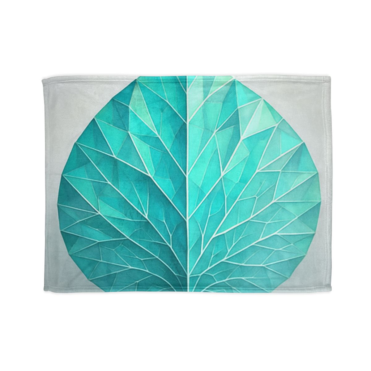 Leaf Vein Prism Fan personalized cozy blankets