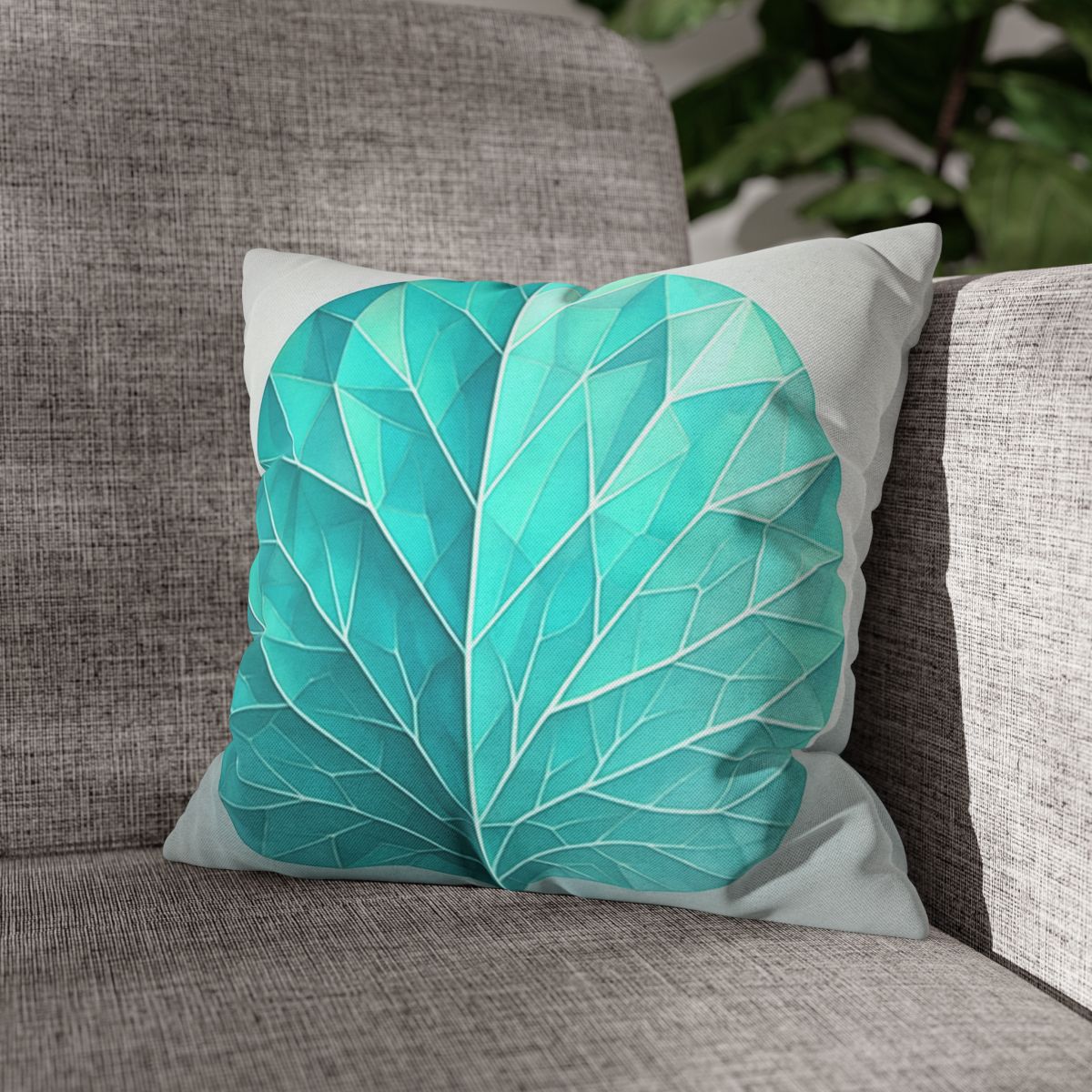 Leaf Vein Prism Fan trendy patterned pillow cases