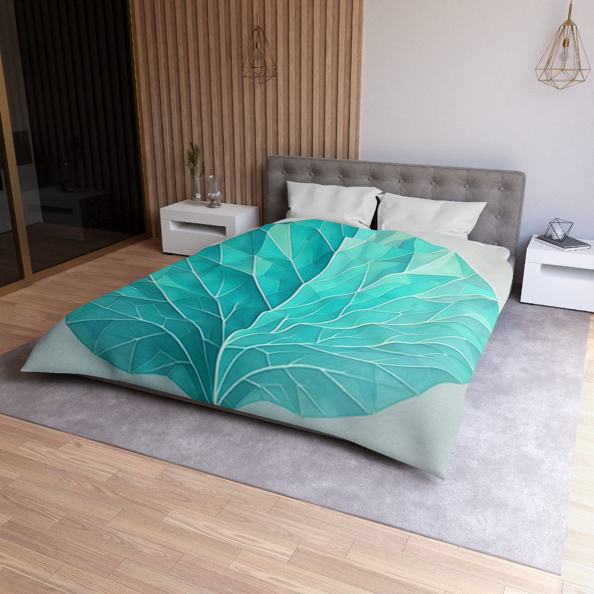 Leaf Vein Prism Fan duvets for gifts