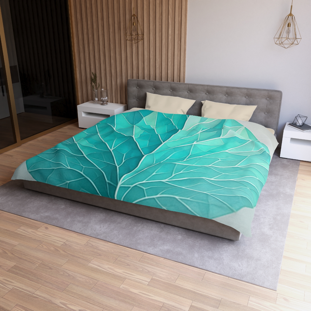 Leaf Vein Prism Fan duvets for gifts