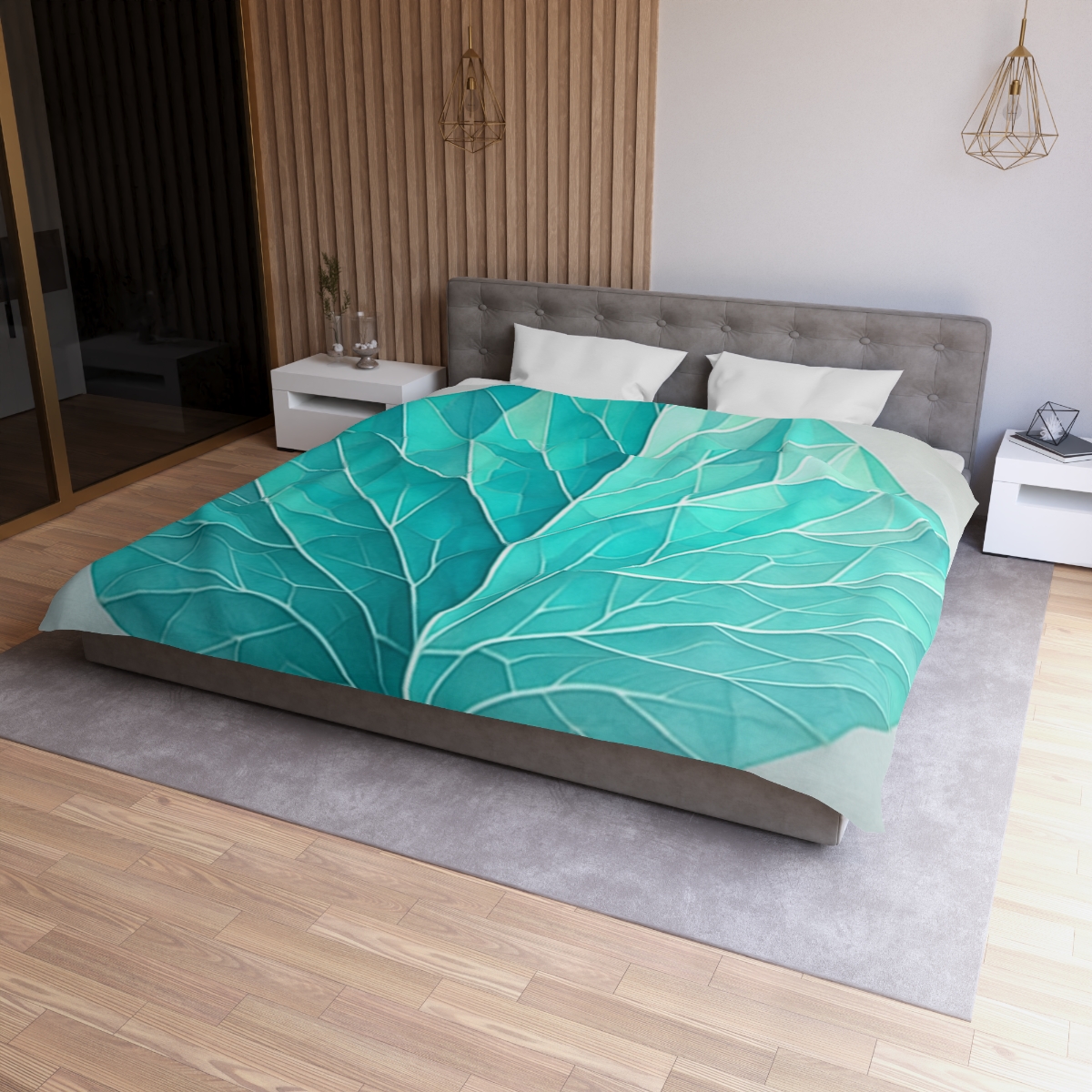 Leaf Vein Prism Fan duvets for gifts