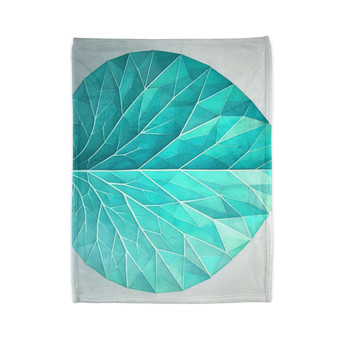 Leaf Vein Prism Fan personalized cozy blankets