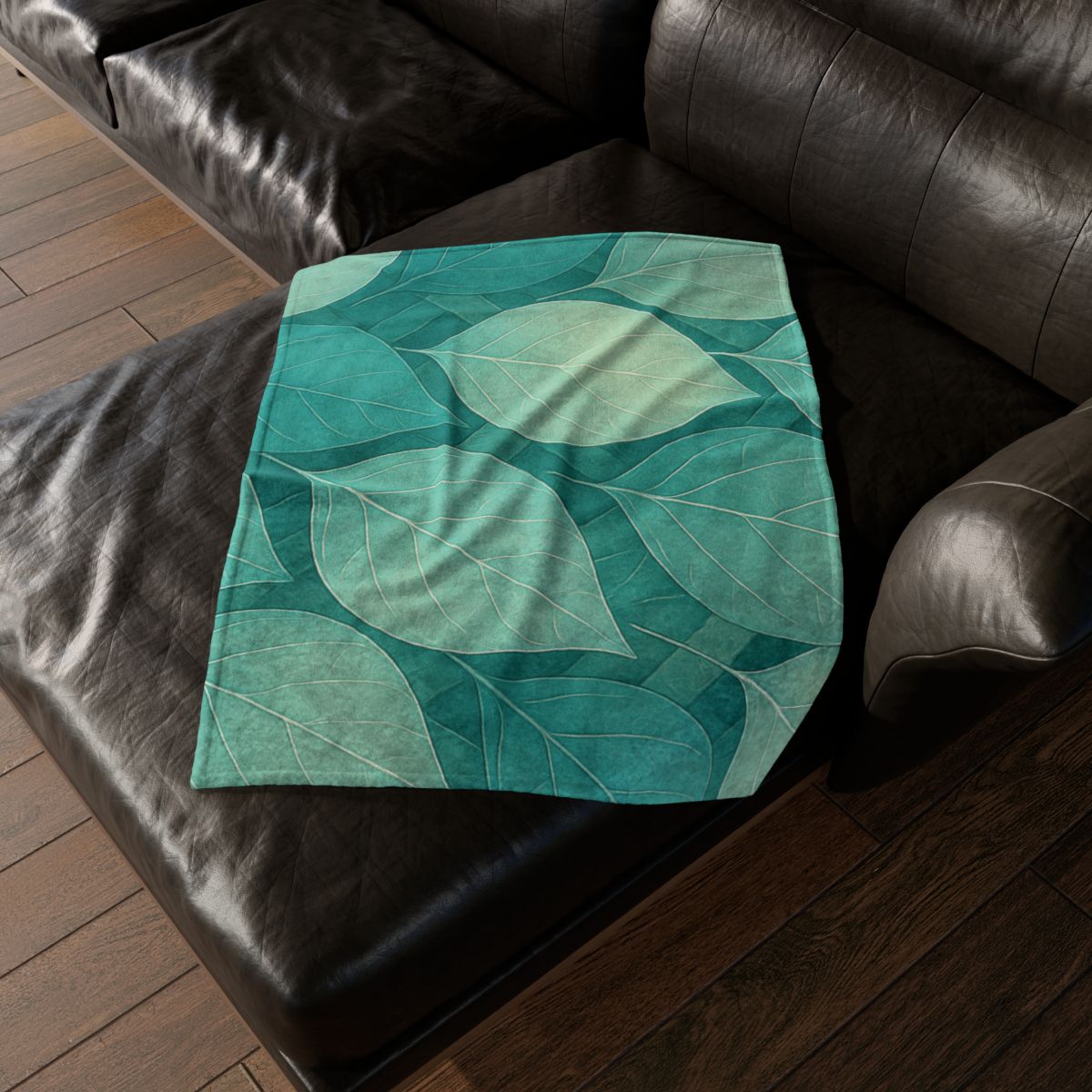 Leaf Vein Prism Weave stylish throw blankets