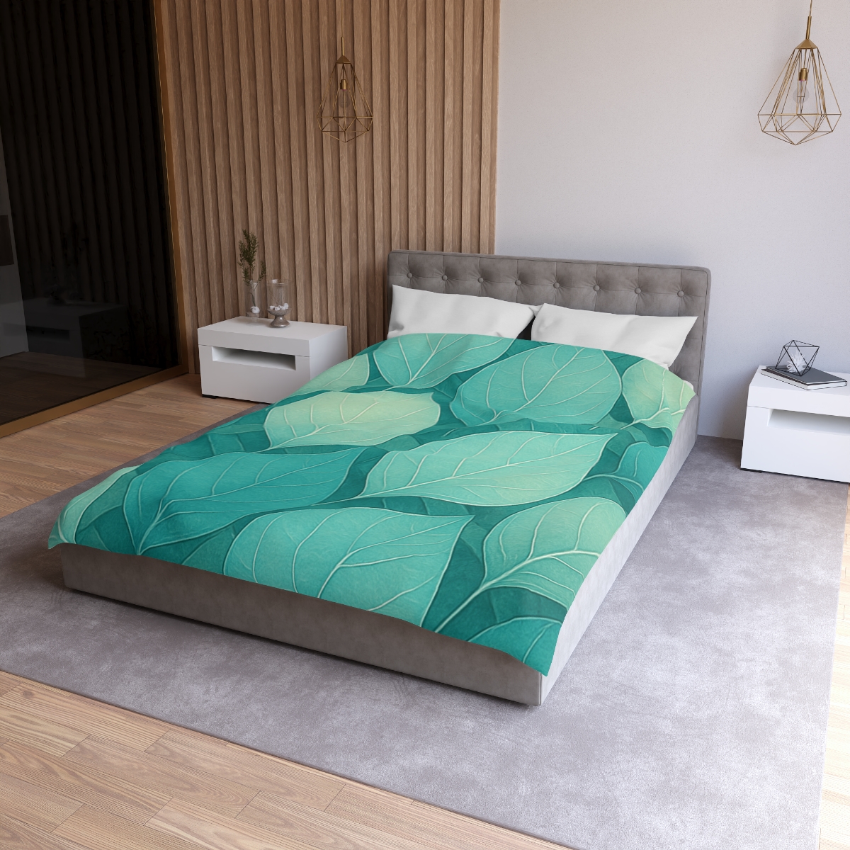 Leaf Vein Prism Weave soft comforter duvets