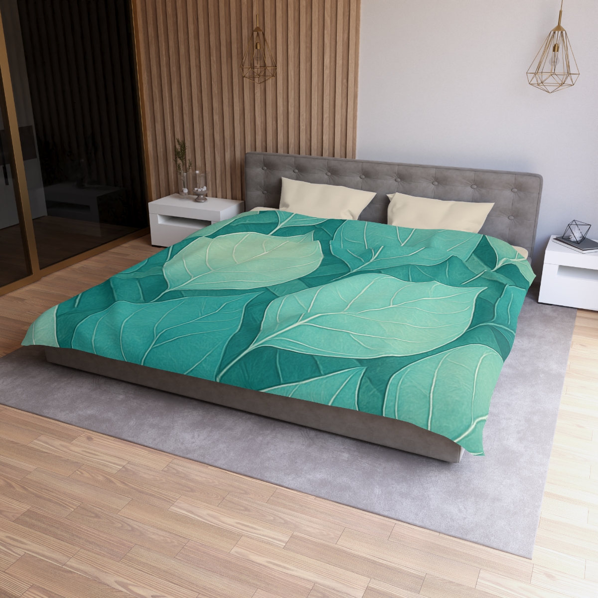 Leaf Vein Prism Weave soft comforter duvets