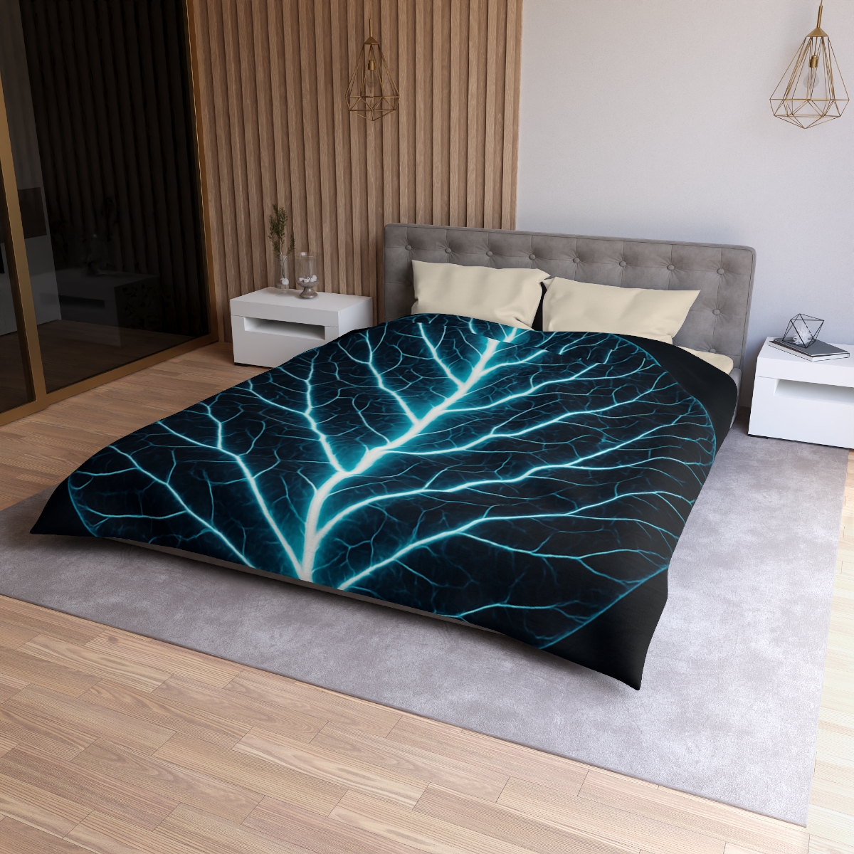 Leaf Vein Radiograph personalized bedding duvets