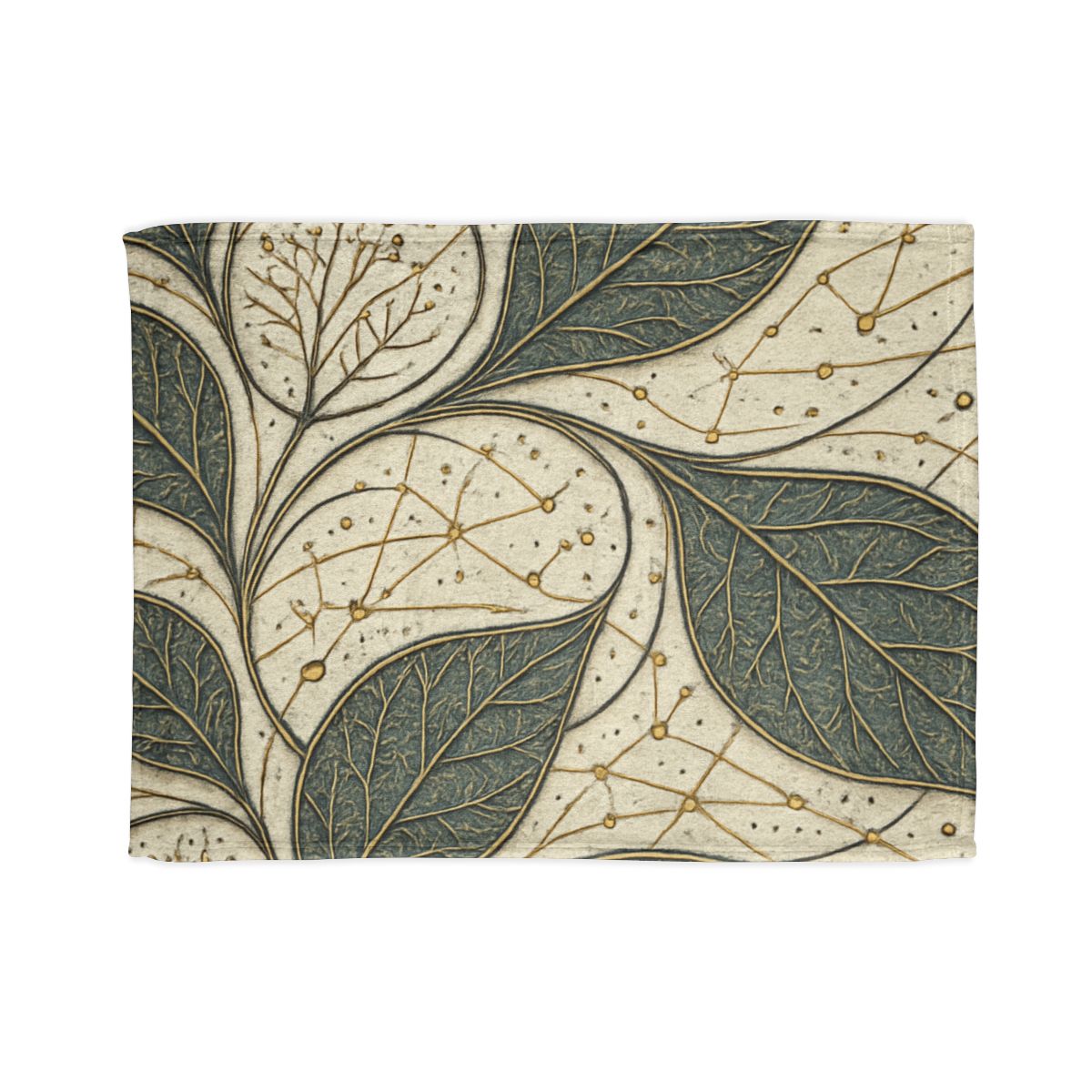 Leaf Vein Starchart Filigree stylish throw blankets