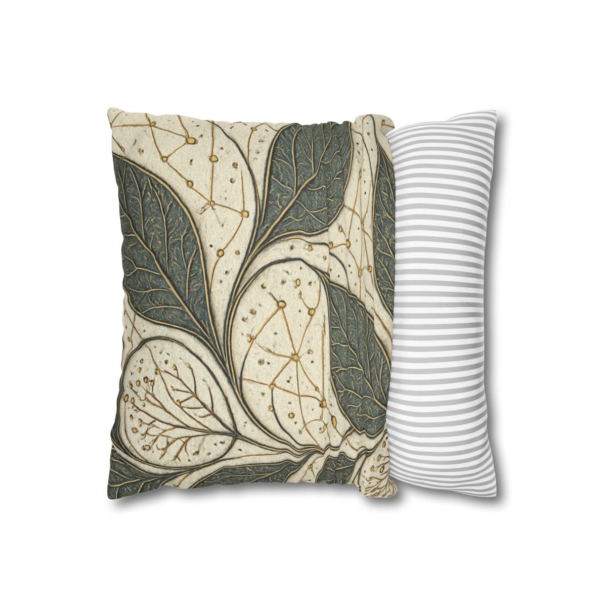 Leaf Vein Starchart Filigree designer print pillow cases