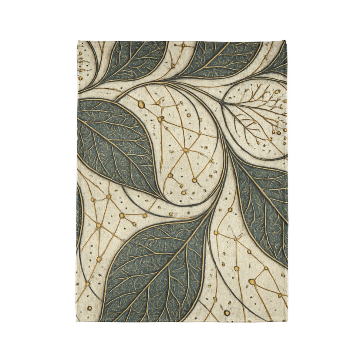 Leaf Vein Starchart Filigree stylish throw blankets