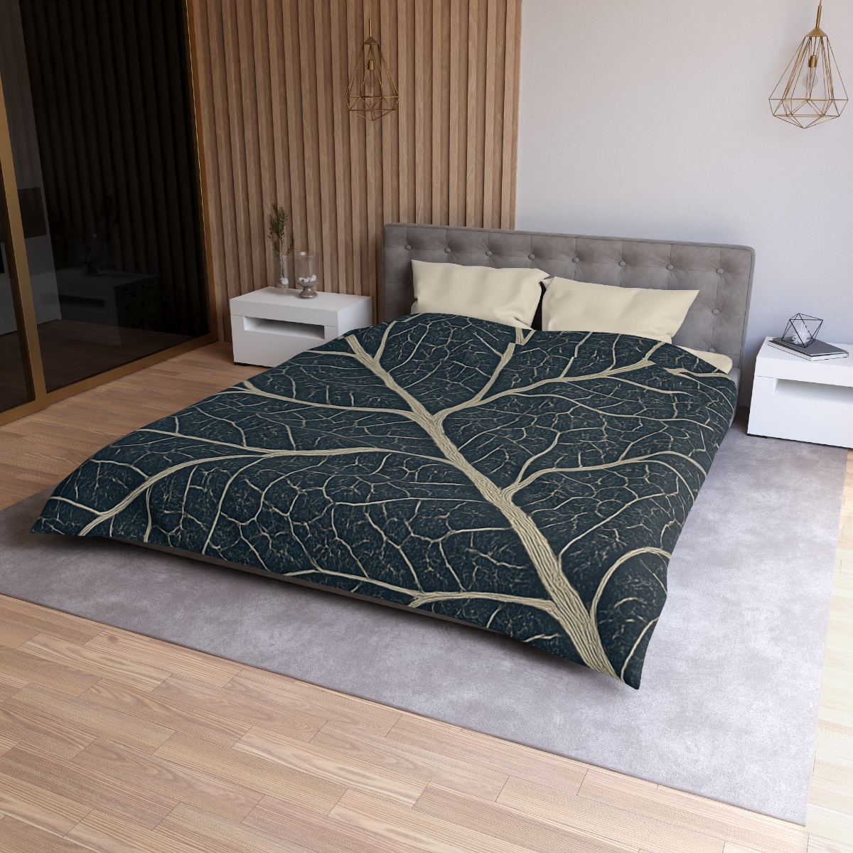 Leaf Vein Starchart Lattice duvets for gifts
