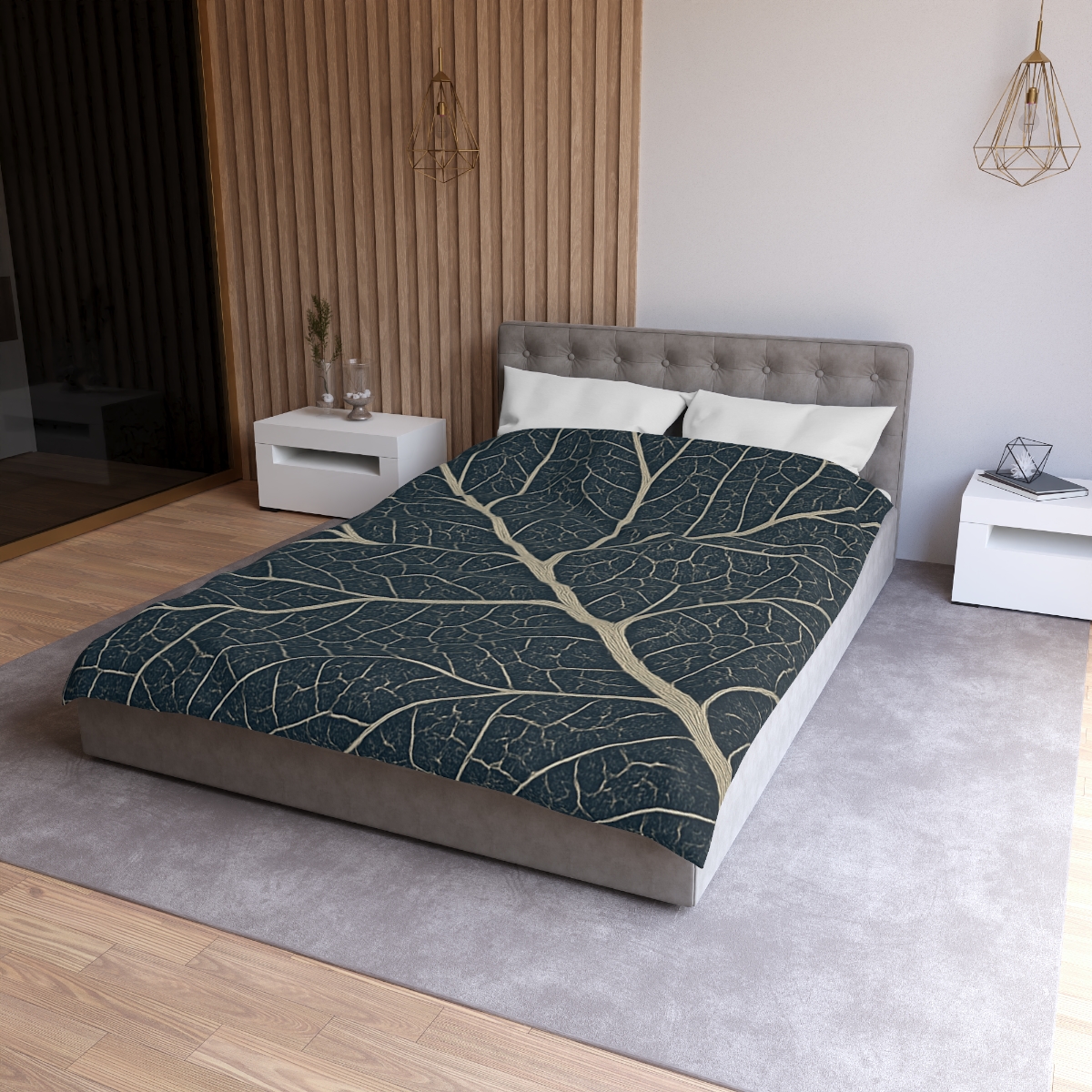 Leaf Vein Starchart Lattice duvets for gifts