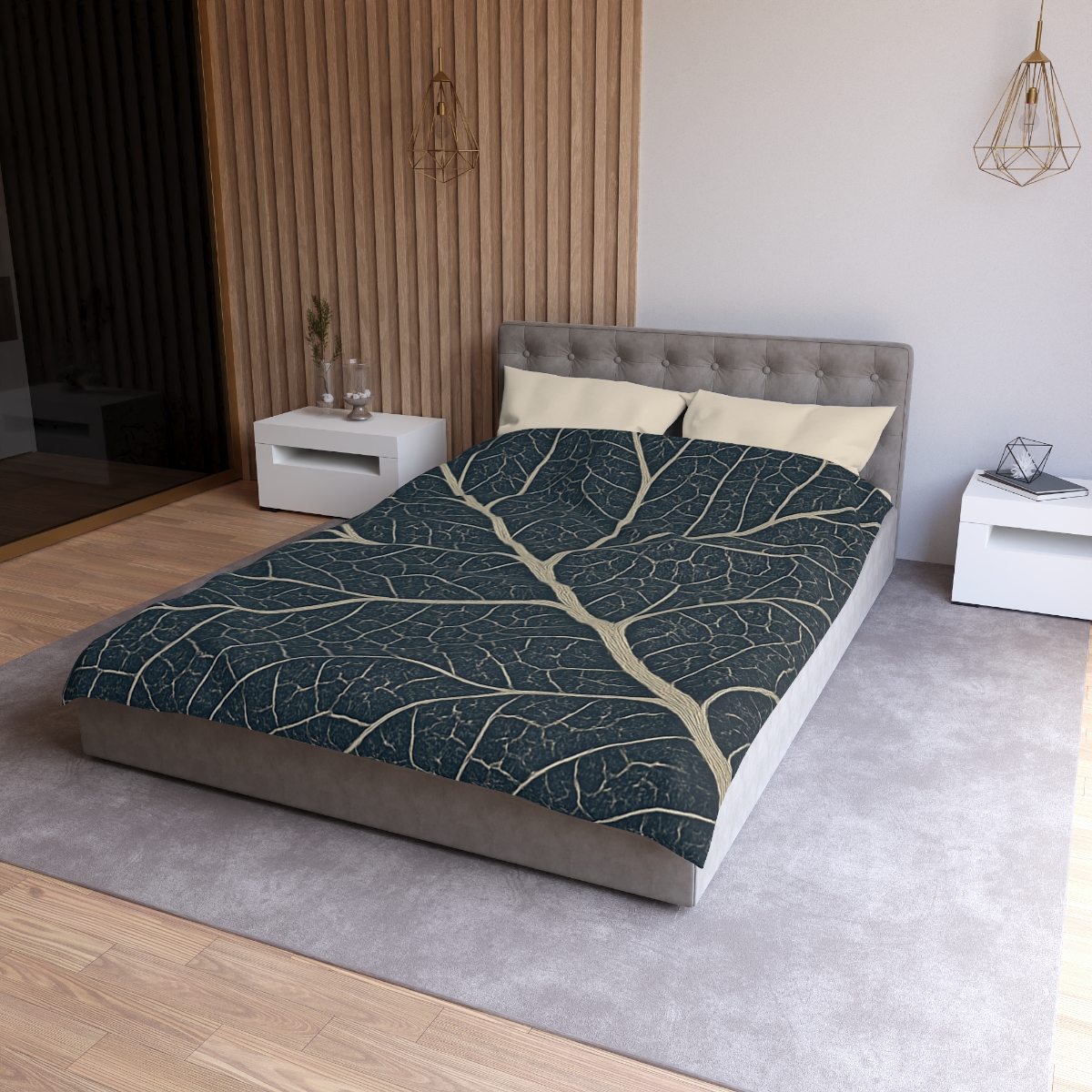 Leaf Vein Starchart Lattice duvets for gifts