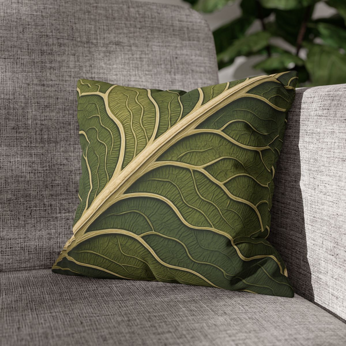 Leaf Vein Topography trendy patterned pillow cases