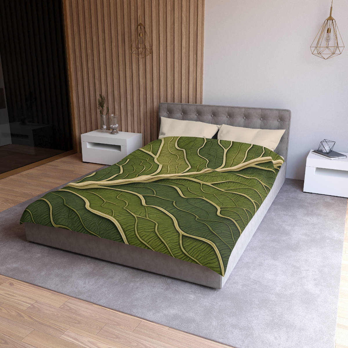 Leaf Vein Topography duvets for gifts