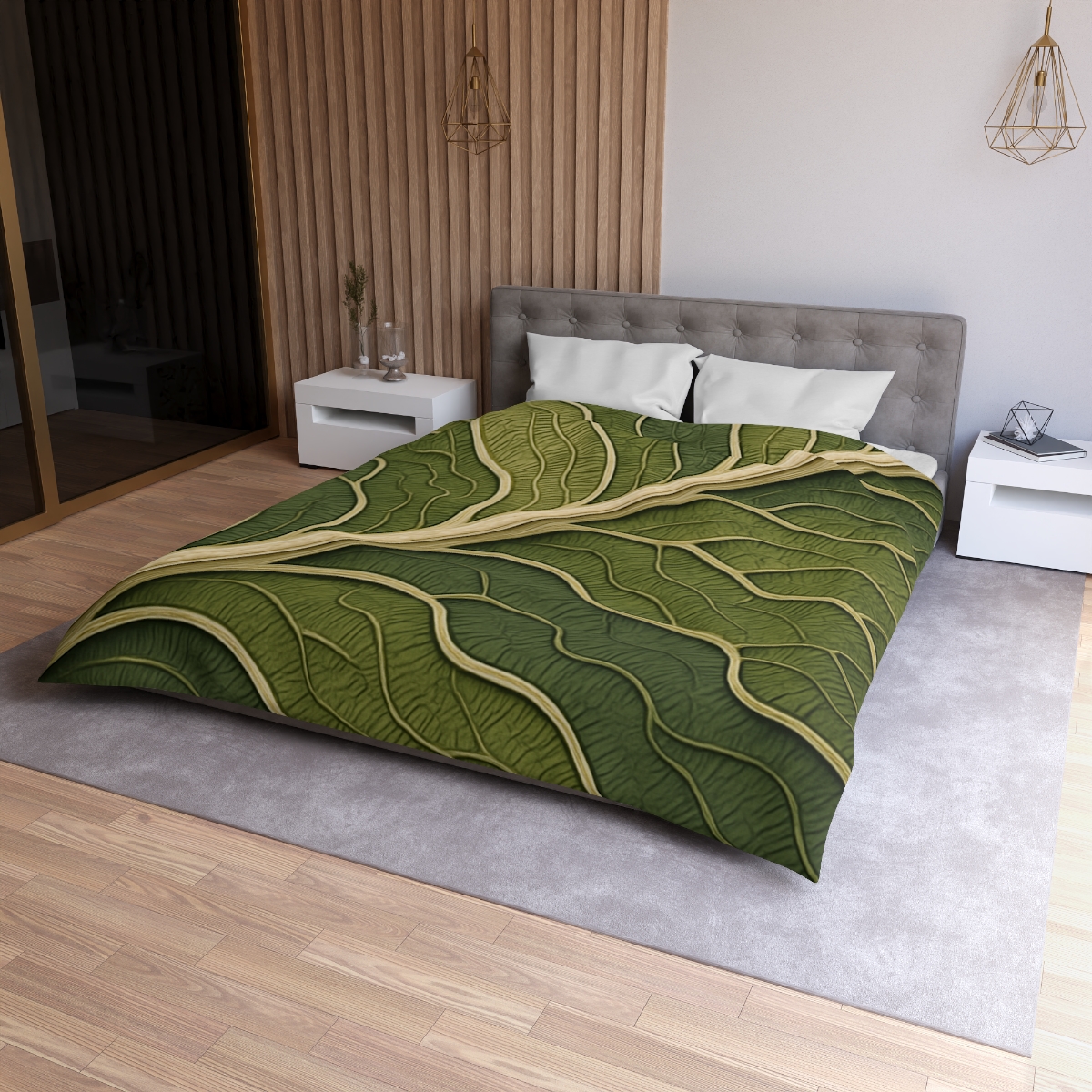 Leaf Vein Topography duvets for gifts