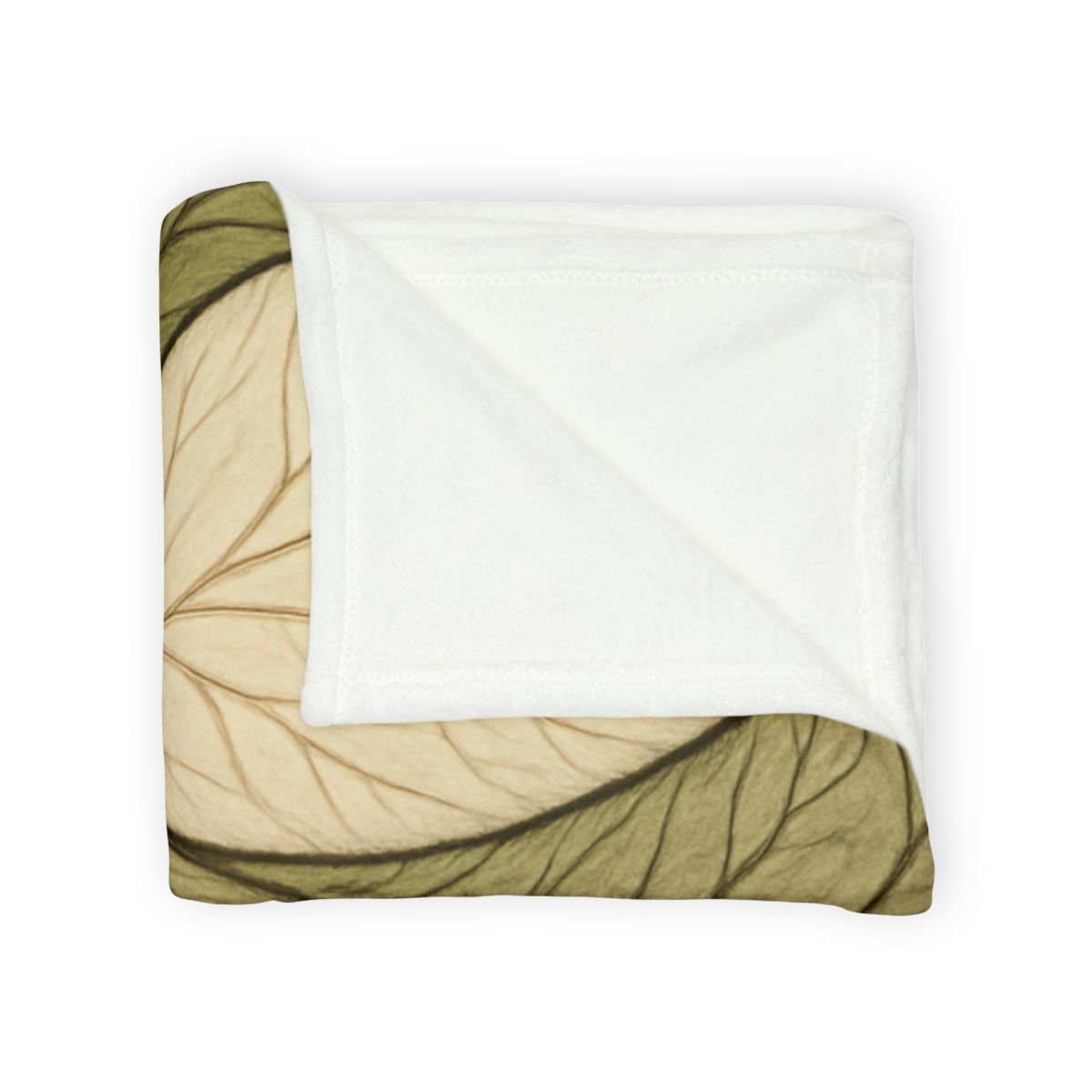 Leaf Vein Topography Waves trendy patterned blankets