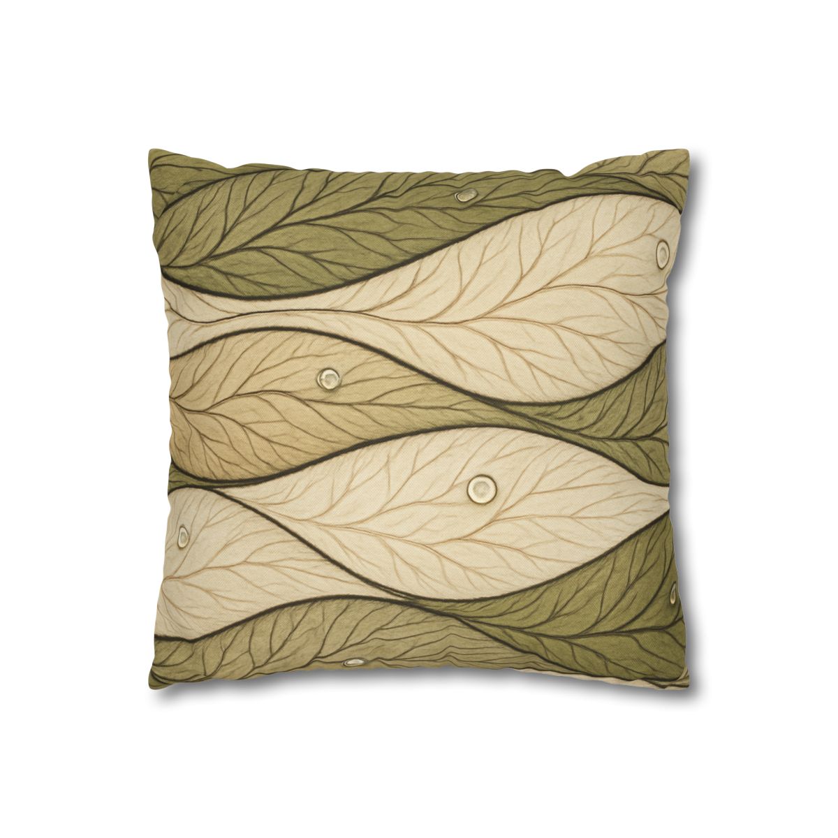 Leaf Vein Topography Waves unique gift pillow cases