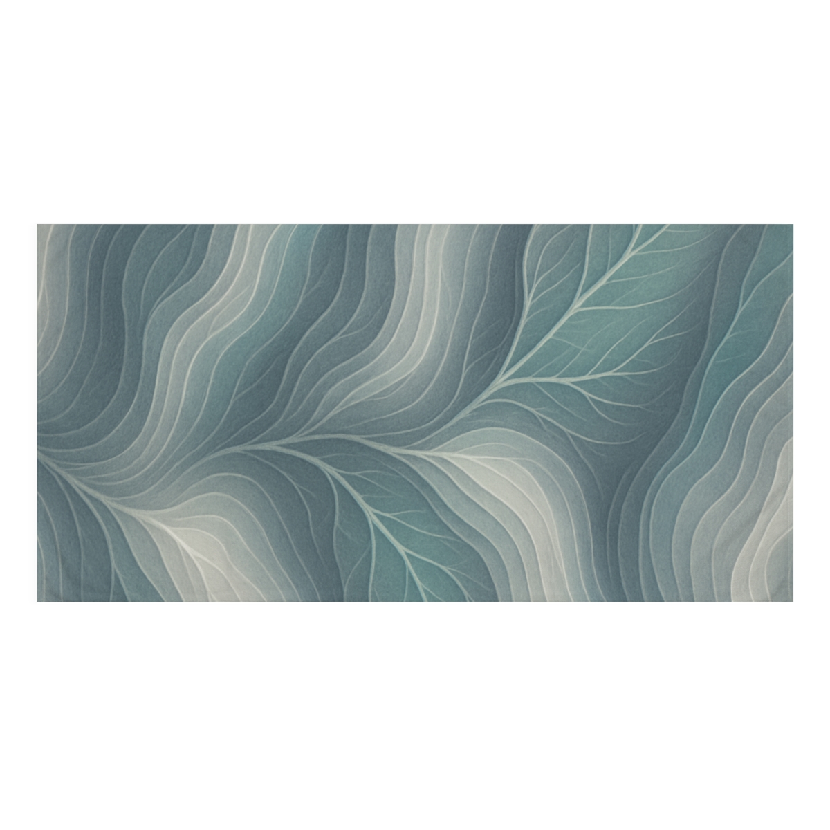 Leaf Vein Topography Waves unique gift towels