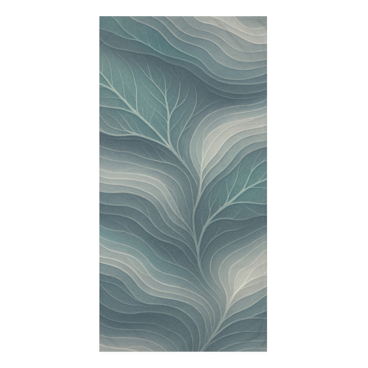 Leaf Vein Topography Waves unique gift towels