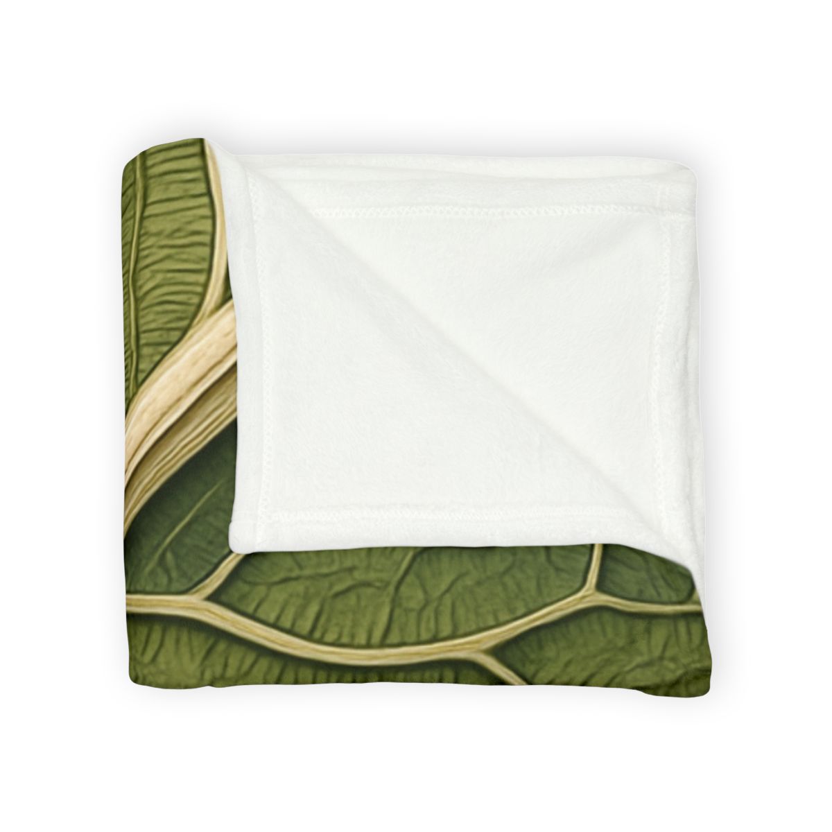 Leaf Vein Topography custom blankets