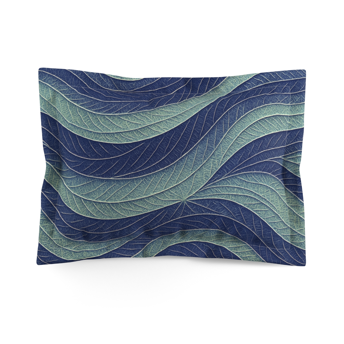 Leaf Vein Wave Moire trendy accent pillows
