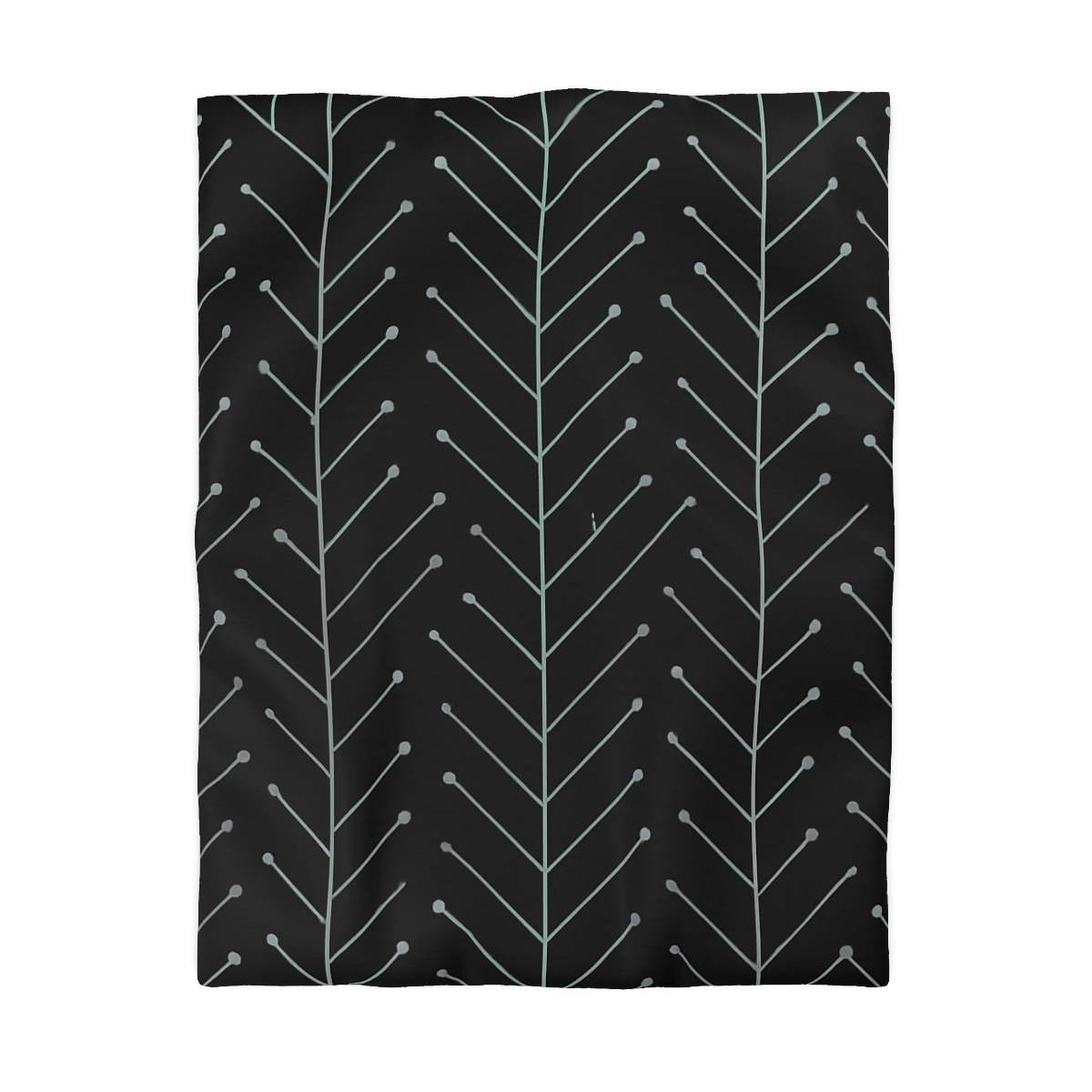 Leaf Venation Circuitry unique patterned duvets