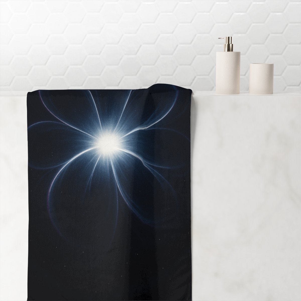 Lensed Light Petal Halo unique gift towels