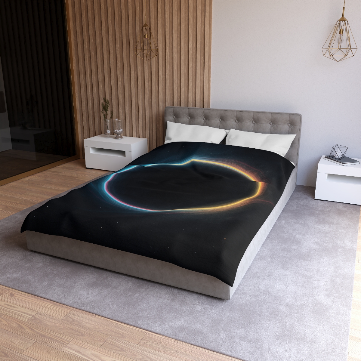 Lensing Halo Prism Drift designer printed duvets