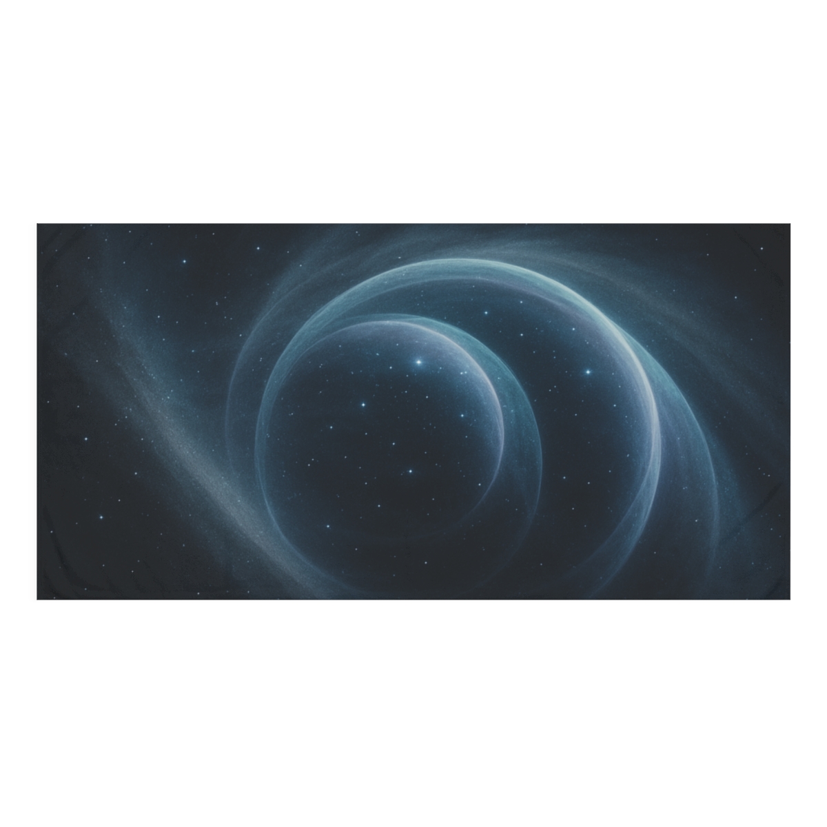 Lensing Mirage Halo Drift personalized bath towels