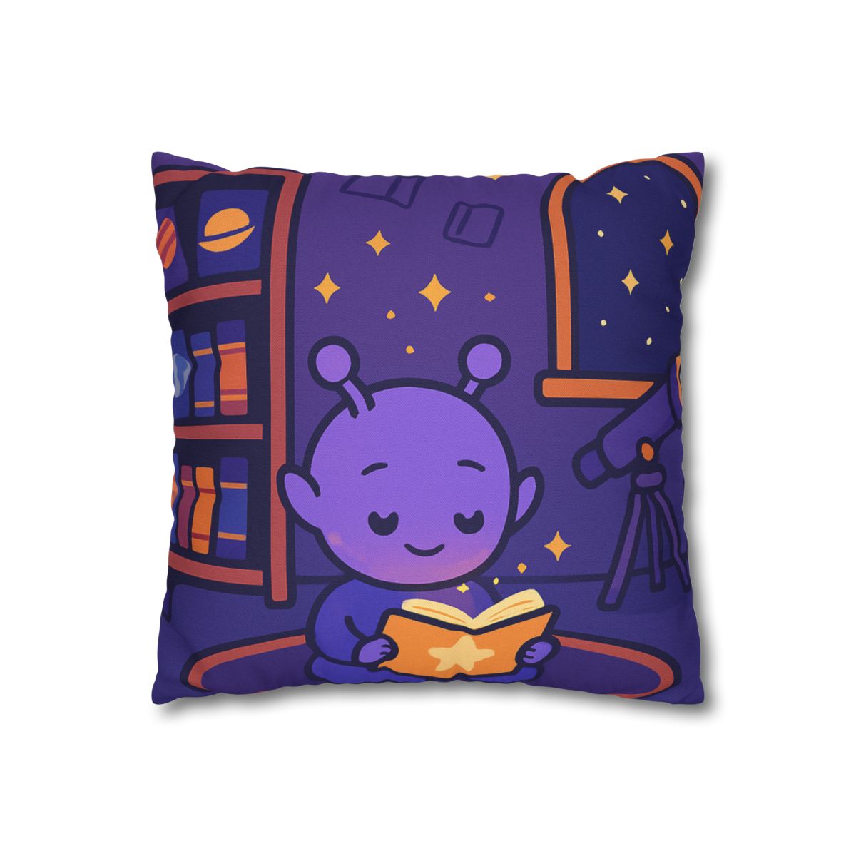 Library Of Floating Star Books personalized pillow covers