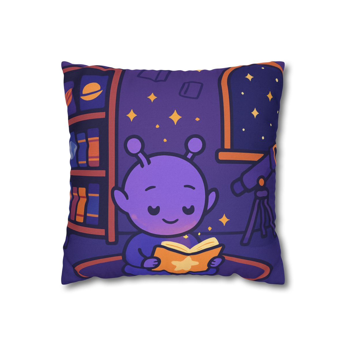 Library Of Floating Star Books personalized pillow covers